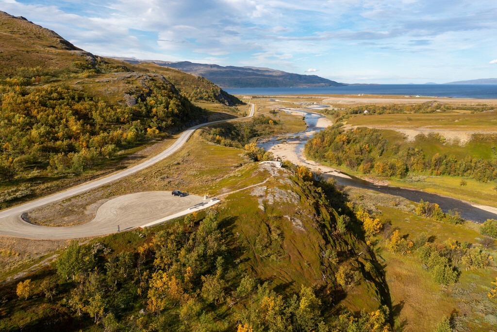 Norwegian Scenic Route: The southernmost point of the Havøysund National Tourist Route