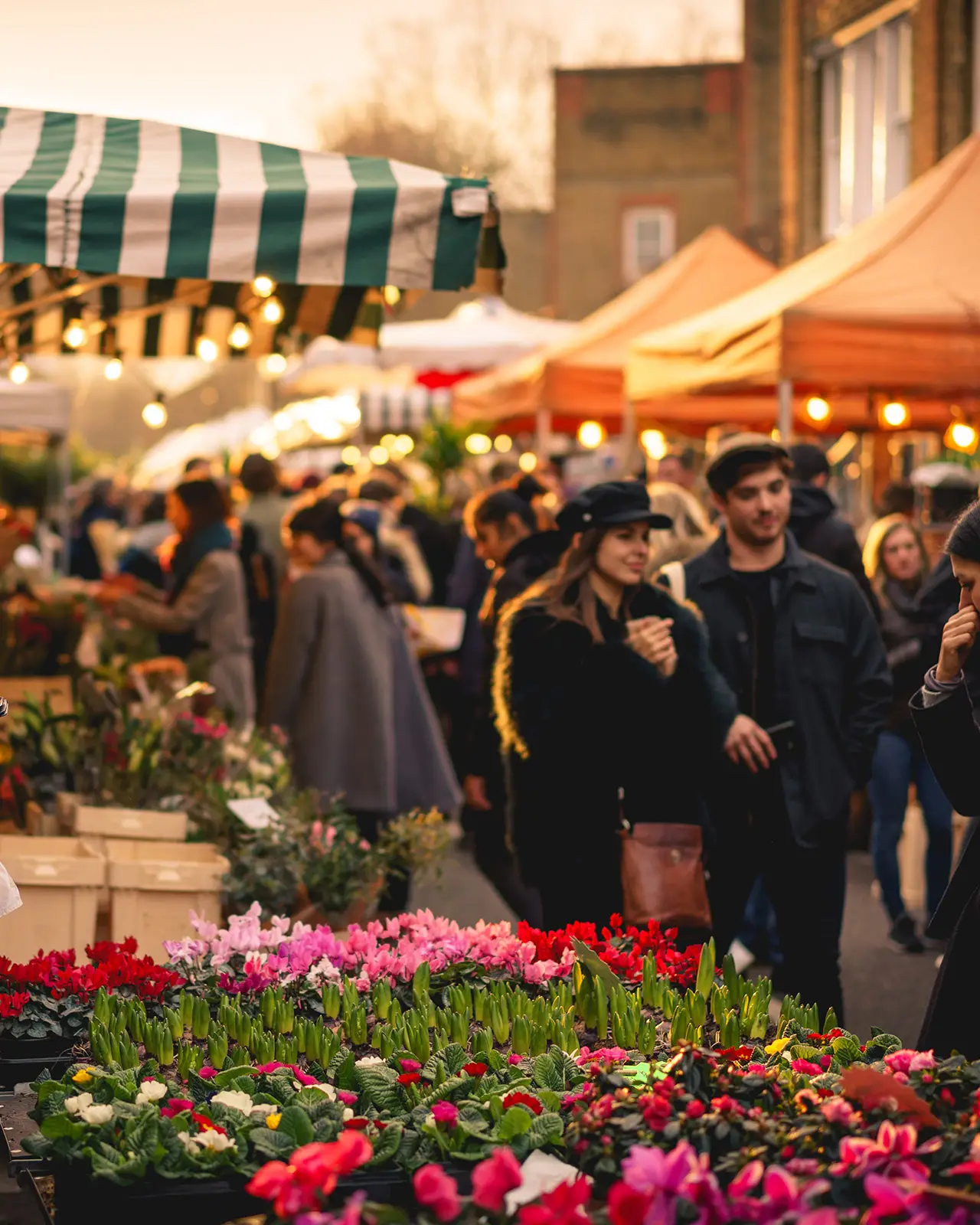 SilverOpus Travel Tours Destination UK London Columbia Road Flower Market