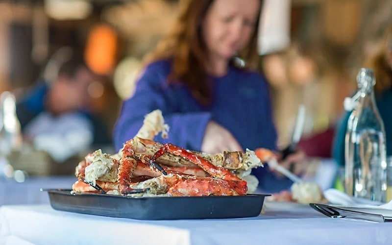 SilverOpus travel tours Norway King Crab Dinner