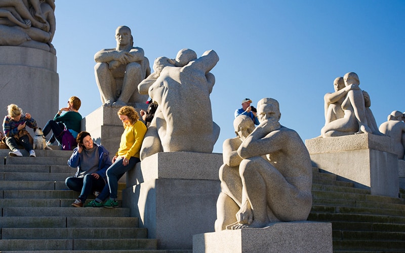 SilverOpus Travel tours Oslo Vigeland park